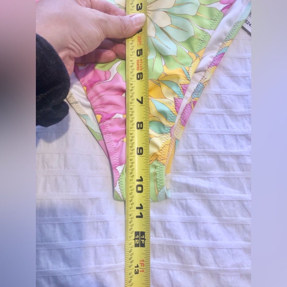 NWT Shade & Shore Floral Bikini Bottom High Cut size Small - Picture 4 of 5
